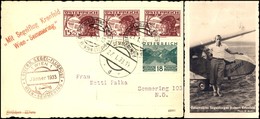 EUROPA - AUSTRIA - 1933 (21 Gennaio) - Wien Semmering - Aerogramma Del Volo (cartolina Fotografica - Kronfeld E Il Suo V - Other & Unclassified
