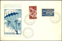 EUROPA - JUGOSLAVIA - Paracadutismo (666/667) - FDC - Bled 16.7.51 - Altri & Non Classificati