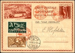 EUROPA - SVIZZERA - AEROGRAMMI - 1930 (14 Settembre) - Geneve Aviation/Vol Du Zeppelin - Aerogramma Per Dubendorf - Autres & Non Classés