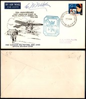 OLTREMARE - AUSTRALIA - 1965 (17 Marzo) - Primo Volo Australiano - 55° Anniversario - Aerogramma Con Autografo Wittber - Altri & Non Classificati