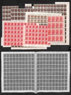 LOTTI E COLLEZIONI - RSI - 1944 - Insieme Di Fogli E Blocchi Dei Provvisori E Definitivi - Notati Due Fogli Del 30 Cent  - Otros & Sin Clasificación