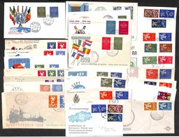 LOTTI E COLLEZIONI - EUROPA CEPT - 1958/1971 - Insieme Di 36 Buste FDC Del Periodo - Other & Unclassified