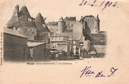 Dieppe (Seine-Inférieure) Le Château Et Les Tourelles - Edition Hachette - Carte Dos Simple Non Circulée - Dieppe