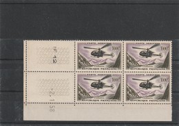 France Coin Daté Poste Aérienne N° 37 ** Du 2 1 1958 - Airmail