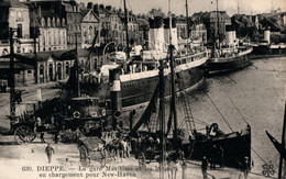 Dieppe - La Gare Maritime Et Les Bateaux En Chargement Pour New-Haven - Carte M.T.I.L. N° 630 Non Circulée - Dieppe