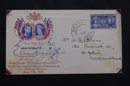 TERRE NEUVE - Enveloppe FDC En 1930 - Visite Royale - L 57185 - 1908-1947