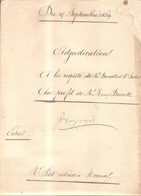 77 VILLENOY - 1859 - Vente Au Profit De M. Henry BOURETTE (pièce De Terre Lieu-dit "au Moulin à Vent") - RATTIER, BITARD - Villenoy