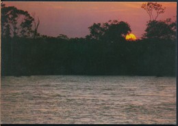 °°° 19802 - BRASIL - REGIAO AMAZONICA - POR DO SOL NO RIO NEGRO °°° - Manaus