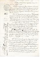 LA FERTE GAUCHER ( 77 ) -  Timbre Royal De 35 Cts De 1841 - Cachets Généralité