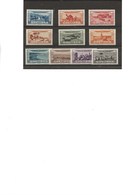 MAROC -POSTE AERIENNE N° 12 A 21  -NEUF INFIME CHARNIERE -ANNEE 1928 -COTE : 65 € - Airmail