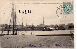 DEPT 44 : Précurseur édit. N G R N° 20 : Saint Nazaire Panorama Du Vieux Bassin, Le Vapeur Santa-Fé ( Chargeurs Réunis ) - Saint Nazaire