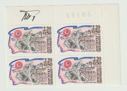 FRANCE - N°2564/2569 - PERSONNAGES CELEBRES DE LA REVOLUTION - 6 BLOCS DE 4 - SIGNES FORGET - Unused Stamps