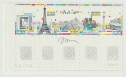 FRANCE - N°2579 / 2583 - 2F20 MONUMENTS DE PARIS - BANDE DE 5 - SIGNEE JOUBERT - Nuovi