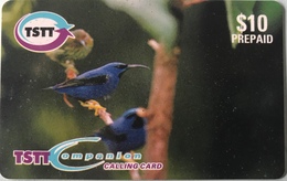 TRINITE & TOBAGO  -  Phonecard  - TSTT  -  Blue Bird  -  $ 10 - Trinidad En Tobago