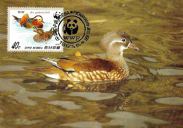 1987 - DPR KOREA - NORTH KOREA - Corée Du Nord  조선민주주의인민공화국 - Mandarin Duck Canard - Corea Del Norte