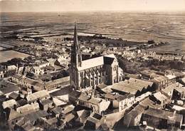 44-BOURGNEUF-EN-RETZ- L'EGLISE ET LE BOURG VUE DU CIEL - Bourgneuf-en-Retz