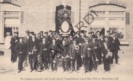 Postkaart / Carte Postale LEUT - MAASMECHELEN - De Fanfare Societeit Van Leuth Op Het Vaandelfeest 1912 (A229) - Maasmechelen
