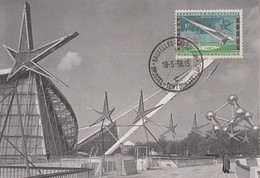 Carte  Maximum  BELGIQUE  Exposition  Universelle  De  BRUXELLES   1958 - 1958 – Bruxelles (Belgio)