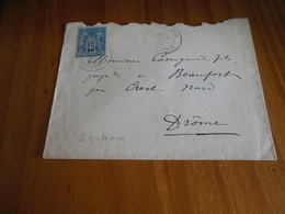 1884 SUR TYPE SAGE 15C SOUKARAS CONSTANTINE - Lettres & Documents
