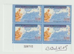FRANCE - N°3072 - 3F - HOMMAGE AUX COMBATTANTS FRANÇAIS EN AFRIQUE DU NORD - BLOC DE 4 - SIGNE  S. BARAS - Unused Stamps