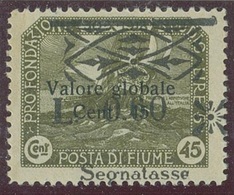 ITALIA - FIUME SASS. SEGNATASSE 23n NUOVO - Fiume