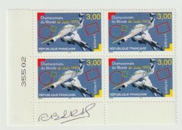 FRANCE - N°3111 - 3F - CHAMPIONNATS DU MONDE DE JUDO 1997 - BLOC DE 4 - SIGNE  S. BARAS - Unused Stamps