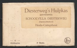 +++ CPA - Carnet De 12 Cartes - DIESTERWEG'S HULPKAS - Anvers - Schoolvilla Diesterweg - HEIDE CALMPTHOUT // - Kalmthout