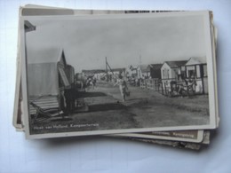 Nederland Holland Pays Bas Hoek Van Holland Met Kampeerterrein Fotokaart - Hoek Van Holland