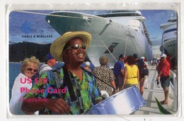 ILES VIERGES TELECARTE CABLE & WIRELESS  REF MV CARD BVI-C1 CRUISESHIP - Virgin Islands