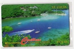 SAINTE LUCIE TELECARTE REF MV CARD STL-137B EC$40 CN 137CSLB DATE 1996 MARIGOY BAY - St. Lucia