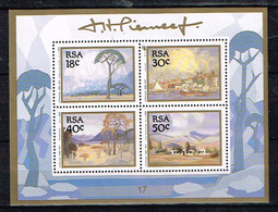 AFRIQUE DU SUD/SOUTH AFRICA/Neufs **/MNH**/1989 - Hommage Au Peintre Sud-Africain JH Pieneef - Blocks & Kleinbögen