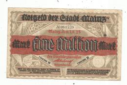 Billet , Allemagne , MAINZ , Eine , 1 Million Mark , 1.8.23 , 1923 , 2 Scans - Zonder Classificatie