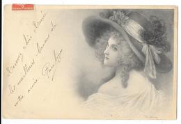 Cpa: Illustrateur - WICHERA - Femme Au Chapeau. MM.Vienne N° 112 (Noir Et Blanc) 1908 - Wichera
