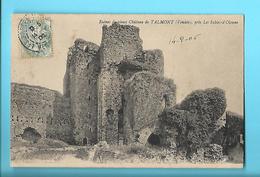 85-----TALMONT--ruines Du Vieux Château De TALMONT--voir 2 Scans - Talmont Saint Hilaire