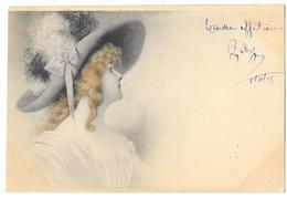 Cpa: Illustrateur - WICHERA - Femme Au Chapeau De Profil - 1909  MM.Vienne (Précurseur)  N° 112 - Wichera