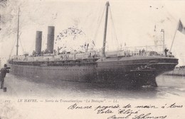 LE HAVRE - SEINE-MARITIME - (76)  - CPA DE 1905 - LA BRETAGNE. - Steamers