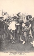 75013-PARIS-30 PLACE JEANNE D'ARC, REUNION D'ENFANTS , JEUX DE PLEIN AIR- OEUVRE PARISIENNE DES ENFANTS A LA MONTAGNE - Arrondissement: 13