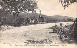 75013-PARIS-30 PLACE JEANNE D'ARC, UNE HALTE PENDANT LA PROMENADE - OEUVRE PARISIENNE DES ENFANTS A LA MONTAGNE - Distretto: 13