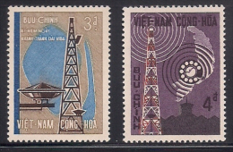 South Vietnam Viet Nam MNH Stamps 1966 - Scott#276-277 : Saigon VIba Station - Vietnam