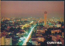 °°° 19909 - BRASIL - CURITIBA - VISTA NOTURNA °°° - Curitiba