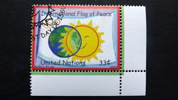 UNO-New York 845 Oo/ESST, Internationale Friedensflagge - Oblitérés