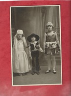 Carte Photo - Enfants Costumées - Enfant - Autres & Non Classés