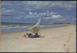 °°° 19928 - BRASIL - ARACADI - PRAIA DE CANOA QUEBRADA - 1996 With Stamps °°° - Fortaleza