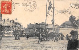 75014-PARIS-UN BONJOUR DE LA FÊTE DU LION DE BELFORT - MANEGES - Arrondissement: 14