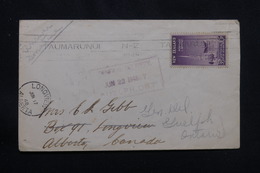 NOUVELLE ZÉLANDE - Enveloppe De Taurmarunui Pour Les Etats Unis En 1948, Affranchissement Plaisant - L 57239 - Covers & Documents