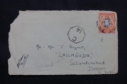 KENYA /OUGANDA Et TANGANYIKA - Devant D'enveloppe Pour L'Inde En 1943 Avec Contrôle, Affranchissement Plaisant - L 57241 - Kenya, Uganda & Tanganyika