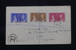 MONTSERRAT - Affranchissement Plaisant Sur Enveloppe En Recommandé En 1937 Pour Jinja ( Ouganda ) - L 57245 - Montserrat