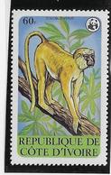 Thème Animaux - Singes - Gorilles - Lémuriens - Côte D'Ivoire - Neuf ** Sans Charnière - TB - Mono