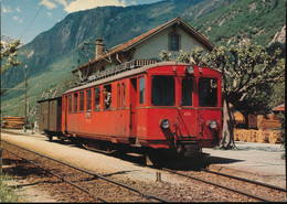 Chemin De Fer Rhetique ( RhB ) -- Automotrice ABDe 4/4 0454 De La Ligne Belinzona - Mesocco - Eisenbahnen