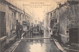 75005-PARIS-34 RUE DE LA RUE DU FER-A-MOULIN, CRUE DE LA SEINE LE 30 JANVIER 1910 - Paris (05)